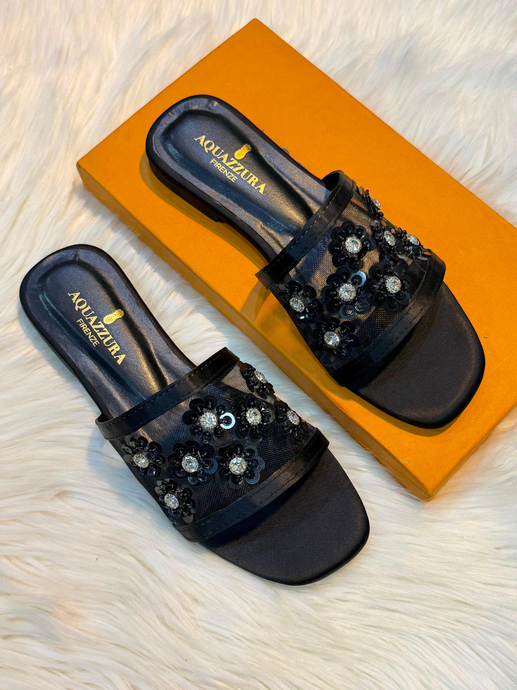 Floral Flat Slippers