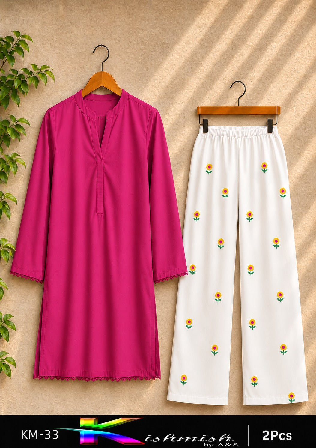 Khishmish Bow Embroidery 2PC Lawn Suit