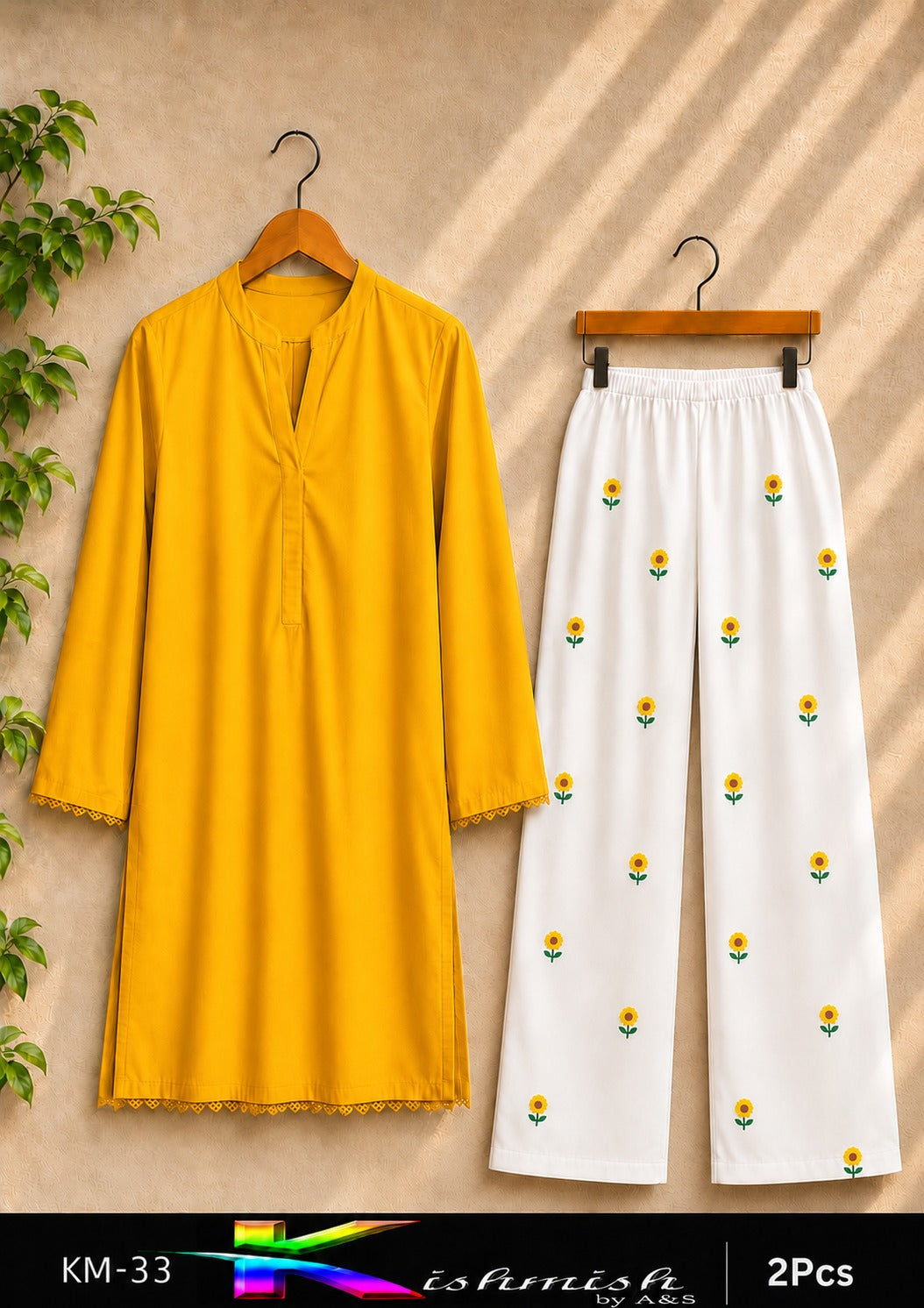 Khishmish Bow Embroidery 2PC Lawn Suit