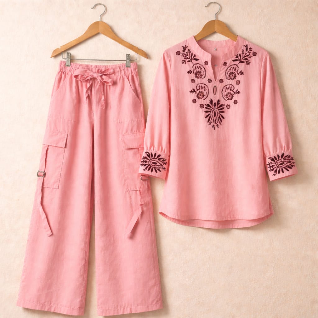 Embroidered 2PC