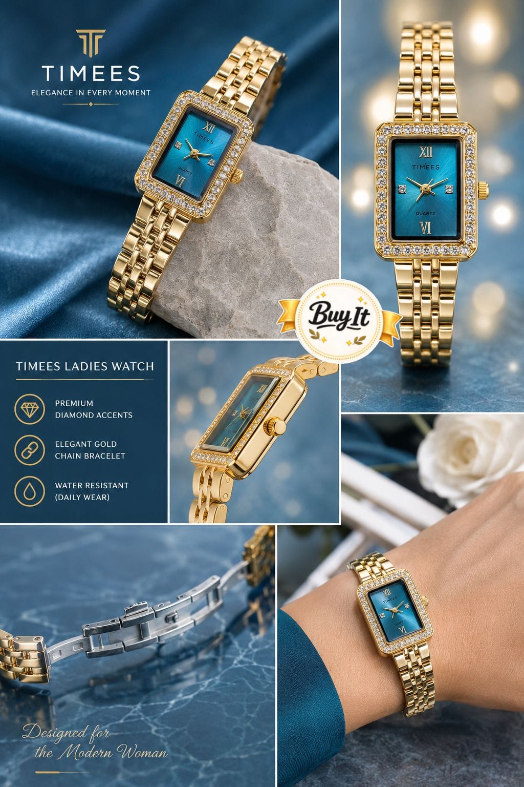 Timees Gold Watch