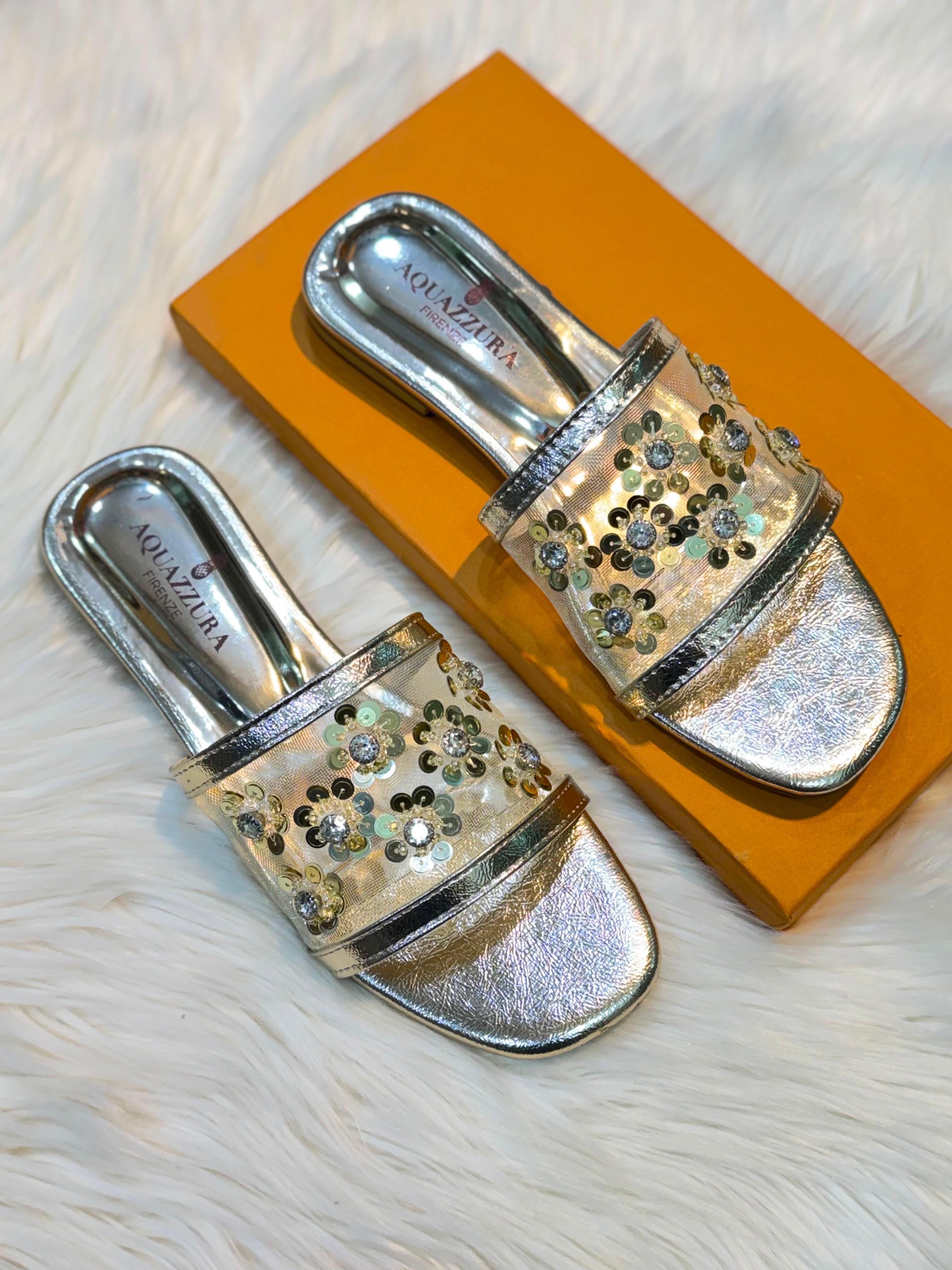 Floral Flat Slippers