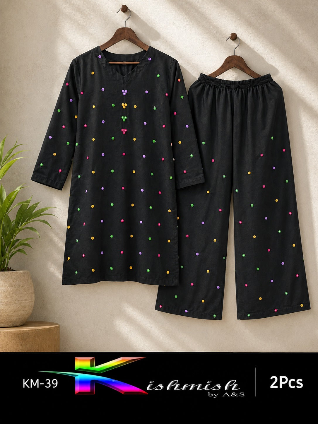 Khishmish Mirror Work 2PC Lawn Suit