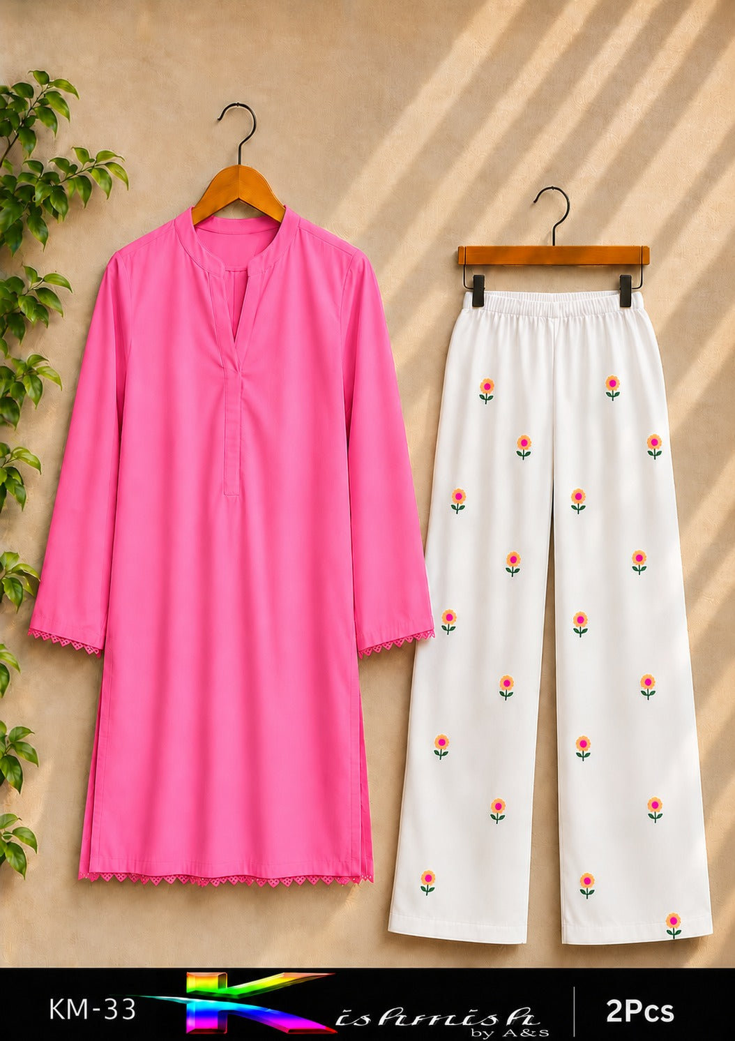 Khishmish Bow Embroidery 2PC Lawn Suit