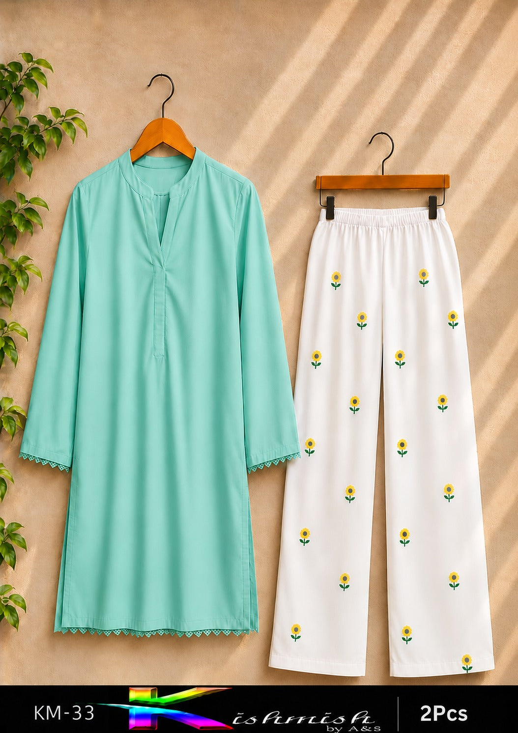 Khishmish Bow Embroidery 2PC Lawn Suit