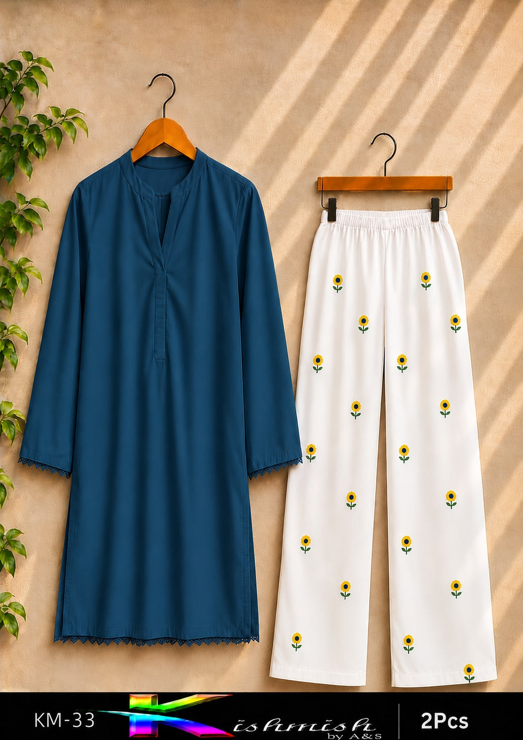 Khishmish Bow Embroidery 2PC Lawn Suit