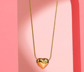 Elegant Gold Heart Pendant Necklace for Women